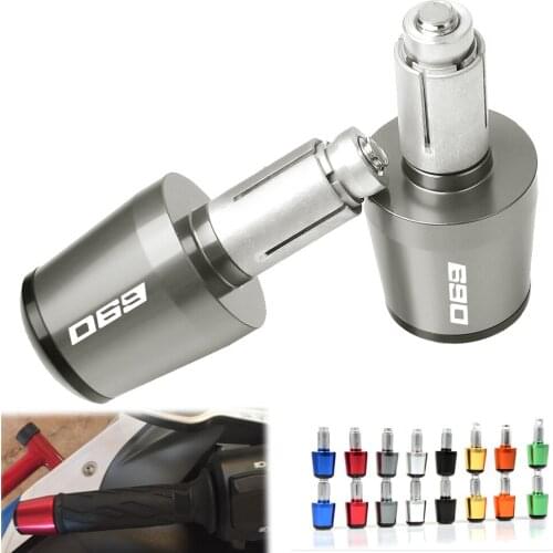 Motorcycle accessories 22mm Hand Grips Handle Bar End Weights Handlebar Grip Cap For 690 2008-2011 690 R 2014-2016