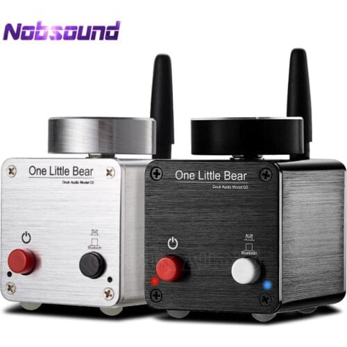 Nobsound Latest Little Bear G5 Hi-Fi Mini Bluetooth Digital Amplifier Audio Amp Stereo 50W*2 with Power Supply