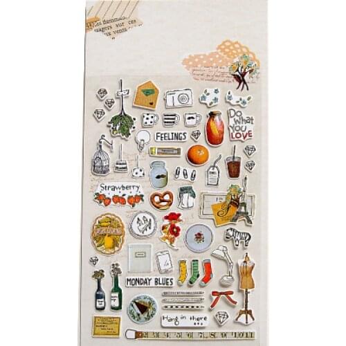 Origin Korea Sonia Scrapbooking High Quality Paper Sticker Reminisce DIY Household Supplies Craft Suatelier Decoration