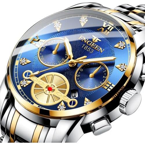 Pinotis Mens Stainless Steel Watch