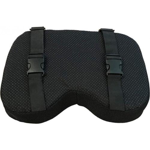 Boat Cushion Rowing Machine Elastic Straps Memory Foam Workout Washable Cover Seat Cushion