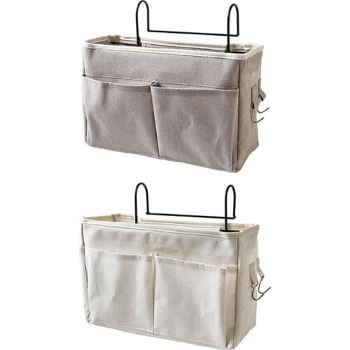 Bedside Caddy Hanging Storage Bag Organizer Dorm Room Phone Book Magazine Holder