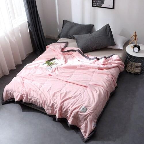 Simple Solid Color Sofa Blanket Breathable Office Nap Chair Rugs Warm Washable Tapestry Air Conditioning Quilt Home Decor
