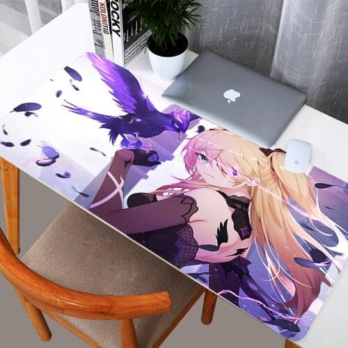 Genshin Impact Large size mouse pad laptop Anime Mat gaming desk pad L XL for player game keyboard 300mm*600mm