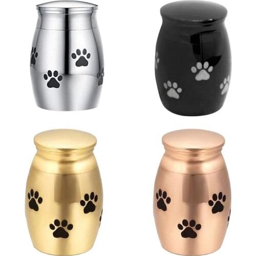 Pet Cremation Urns Stainless Steel Ash Memorial Container Dog Cat Perfect Resting Place