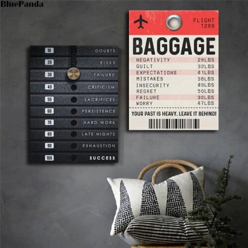 Weight Of Success Motivational Quote Canvas Prints Picture Modular Paintings For Living Room Poster On The Wall Home Decor