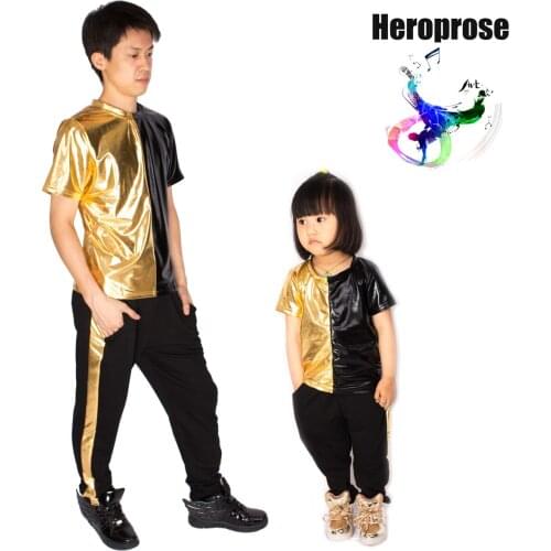 Spring Autumn New Arrival Kid Adults Hip Hop Pant Loose Stage Performance Wear Hiphop Jazz Show Clothing Dance Harem Trouser
