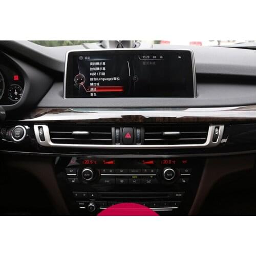 1pc For BMW X5 (2014-2017) X6 2015-2017 Air conditioner air outlet decoration strip sticker