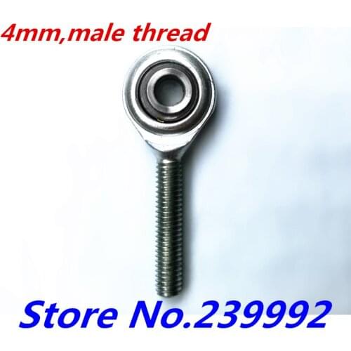 20pcs/lot 4mm Male Threaded Rod End Joint Bearing NOS4 SA4P/K SA4T/K POSA4
