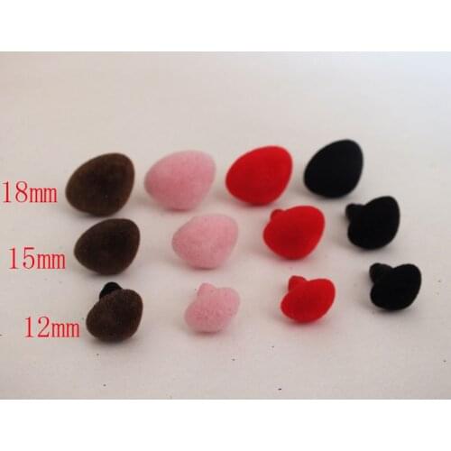 50pcs 12mm/15mm/18mm Safety Noses For Teddy Bear Free Shipping