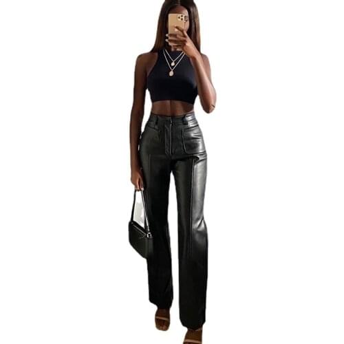 CNACNOO Women's Straight Trousers