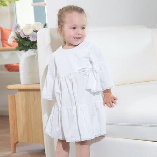 1-5Yrs Spring Autumn Kids Baby Girls Dresses For Girls Dresses Sweet Kids Girl Dress Long Sleeve Girls Dress