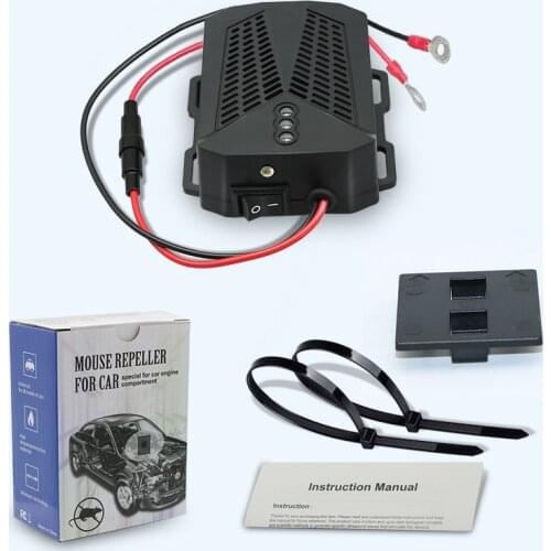 Effective Mouse Repeller For Car marten defense with ultrasound Instant long-term protect engine compartment
