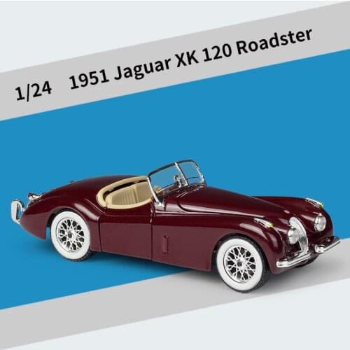 1:24 Jaguar XK120 Roadster 1951 Classic car Alloy Car Model Diecasts & Toy Vehicles Collection Car Toy Boy Birthday gifts