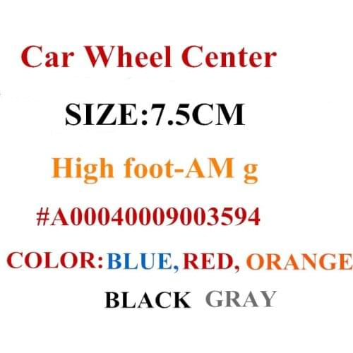 4pcs/set 75mm Car Wheel Center Caps Wheel Cover Hub badge For Mercedes AMG W211 W221 W220 W163 W164 W203 W204 emblem