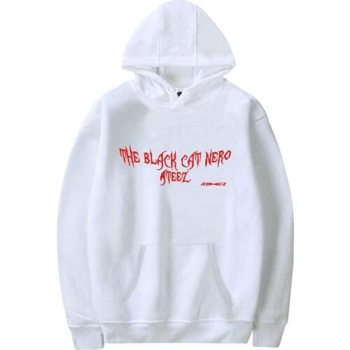 2021 New THE BLACK CAT NERO Print Fashion Hoodies Sweatshirts Men/Womens streetwea hoodie Pullover Tracksuit clothes