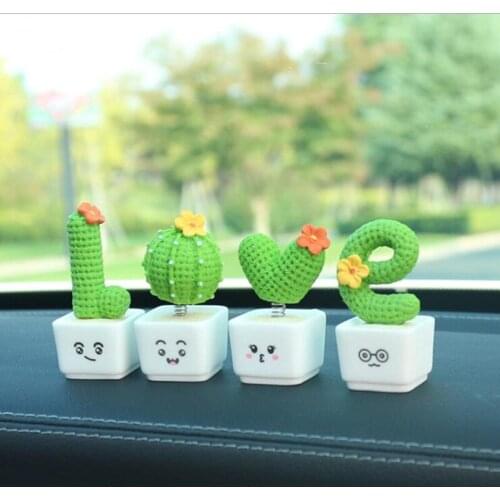 2021 New Arrival Decoration LOVE Small Potted Decoration Home Office Cake Baking Decoration Creative Car Interior Decoration