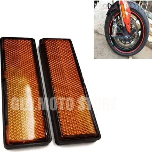Motorcycle Front Fork Leg Reflector Reflective Sticker Safety Warning For Ducati Monster 600 696 795 821 796ABS 1200S 1100