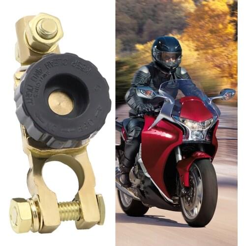 Rotary Disconnect Isolator Car Truck Parts Car Battery Terminal Link Quick Cut Off Switch Black Knob Disconnect Isolator