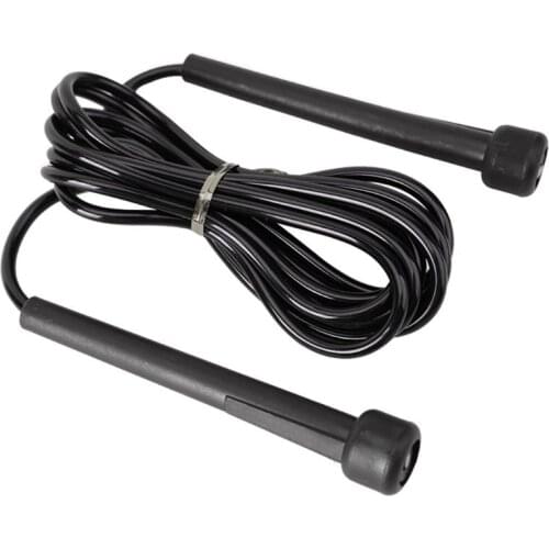 Good Quality 3 Meter Pro Speed Black Skipping Rope Jumping Speed Exercise Rope N58B