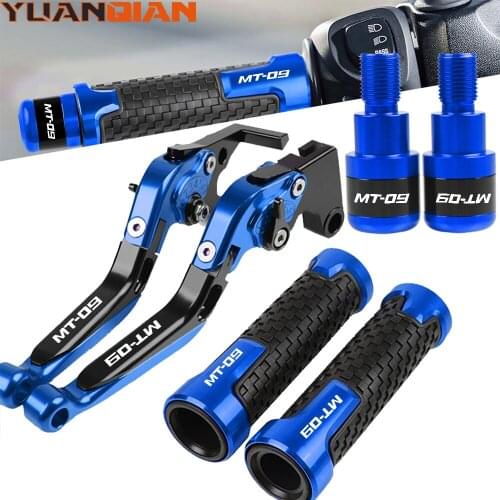 Motorcycle CNC Brake Clutch Levers 7/8'' 22MM Folding Handle bar grip ends For YAMAHA MT09 TRACER 2015 2016 2017 2018 2019 2020