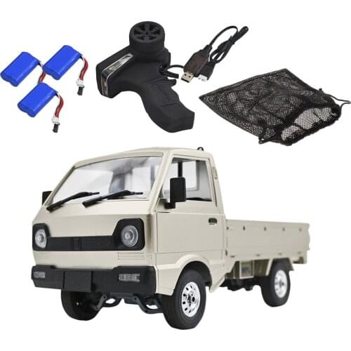 With Batteries WPL D12 1/10 4WD RC Truck Car 260 Motor On-Road Toy