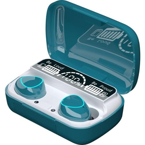 New TWS Bluetooth-compatible 5.1 Earphones Charging Box Wireless Headphone 9D Stereo Sports Waterproof Earbuds Headsets with Mic