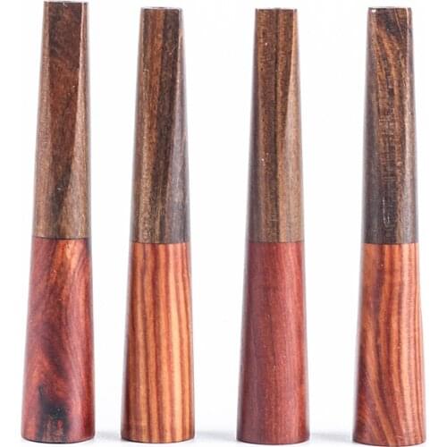 V-mouth solid wood cigarette holder hand-rolled cigarette holder multi-function male and female thin cigarette holder smoking