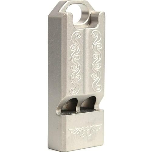 High Pitch Emergency Whistle Double Tube Loud for Camping Dog Training