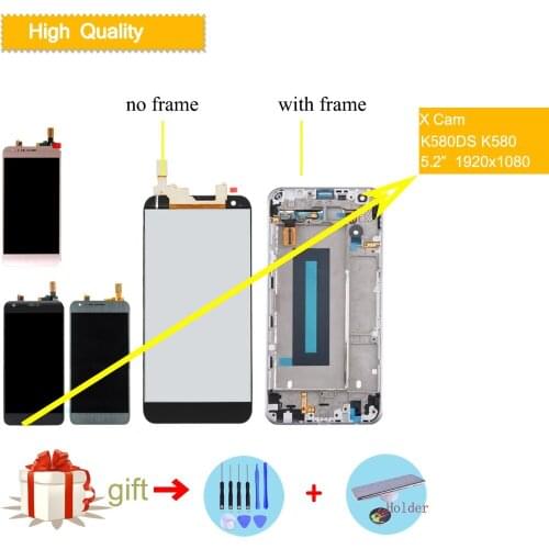 LCD For LG X Cam Screen Touch Display LCD Digitizer Replacement Parts K580DS K580I K580Y K580 For LG X CAM Original Display