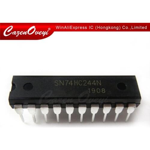 100pcs/lot HD74HC244P SN74HC244N 74HC244 DIP-20 In Stock