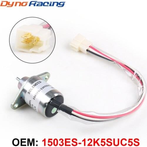 118400-61950 1503ES-12K5SUC5S 12V Stop Solenoid For Yanmar 2V78 2V750 John Deere