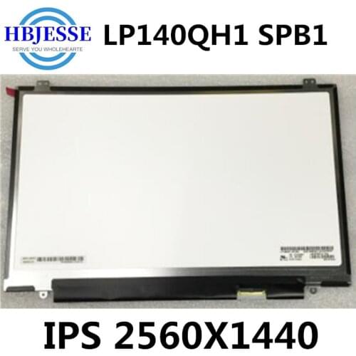 14" screen For Lenovo ThinkPad X1 Carbon 3rd Gen QHD 2560x1440 Non-Touch IPS LCD Screen Display Panel Matrix LP140QH1 SPB1