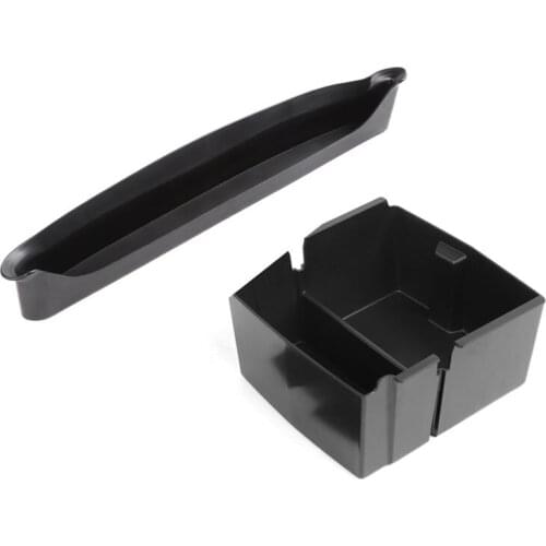 2pcs For Jeep Wrangler JL 2018+ Car Passenger Seat Door Armrest Storage Box Central Console Armrest Holder Container