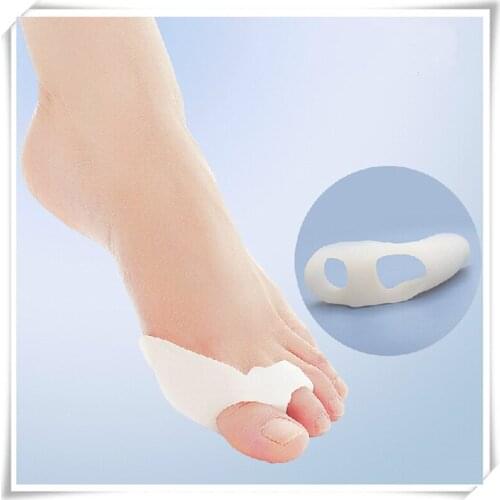 2pcs/pair Silicone Gel Bunion Splint Big Toe Separator Orthopedic Toe Separators Pain Relieve #988