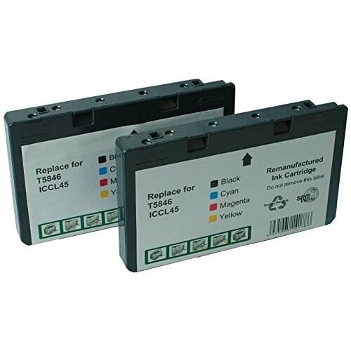 2 Pack Compatible for Epson T5846 use in Epson PictureMate Charm PM 225, Dash PM 260, Flash PM 280, Ect