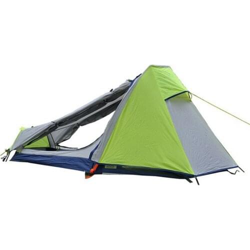 Alltel Genuine Ultra Light Outdoor Camping Mountaineering Outdoor Hiking Double Layer Aluminium Alloy Rod Single Tent