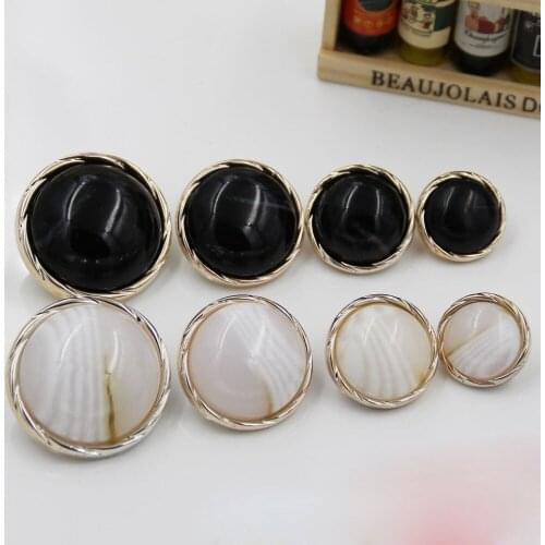 Free Shipping Hotsale Wholesale 100pcs/lot 18MM-30MM Resin Shank Button For Wedding Invitation Gift FBEN025