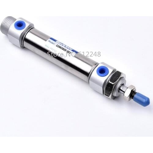 CDM2B CDM2B20 CDM2B25 Built-in Magent Mini Pneumatic Air Cylinder Stander Type Double Acting Single Rod