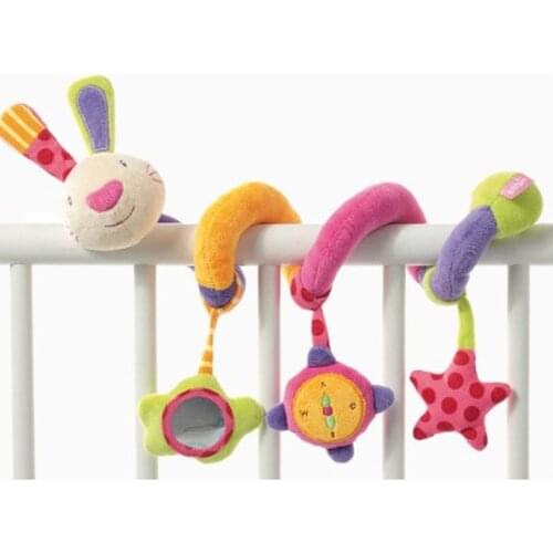 Baby infant bed ring plush toy baby stuffed toy baby car ring toy