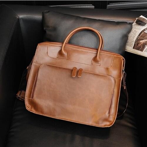 ETONWEAG Men's Leather Briefcases