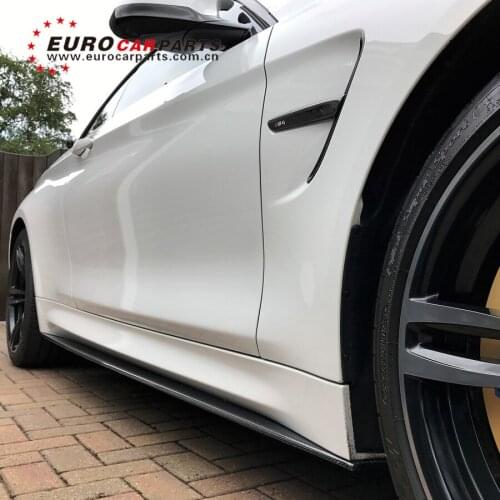 F80 F82 F83 M3 M4 carbon finber side skirt for F80 F82 F83 M3 M4 to MP style carbon finber side step spoiler