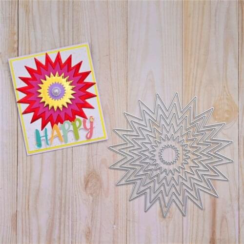InLoveArts Mandala Metal Cutting Dies Geometric Frame Embossing for Scrapbooking Making Cards Paper Craft Decoration Stencil DIY