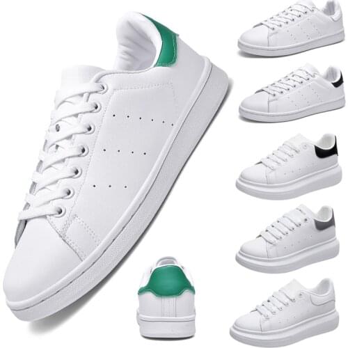 Women Canvas Shoes Women Casual Flats Lace-up Fashion Ladies Spring Autumn Shoes Designer White Sneakers Colour 6 Plus Size35-42