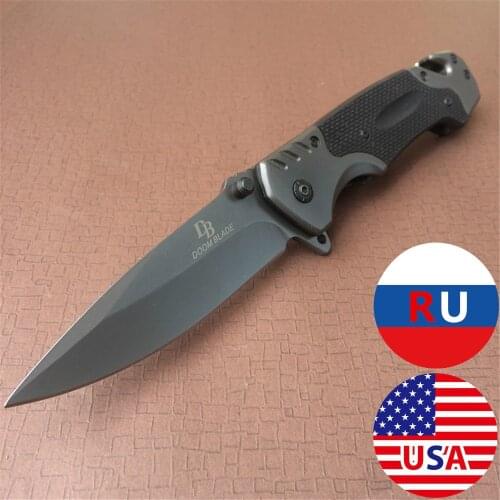 9" G10 Multi-function Folding Tactical Survival Knives Hunting Camping Blade Multi High Hardness Military Survival Knife Pocket