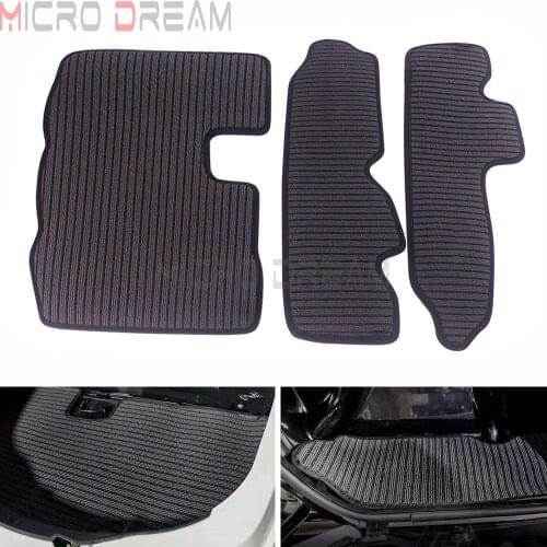 Black Stripe Motorcycle Polypropylene Trunk Storage Pad Set For Honda Gold Wing Goldwing 1800 GL1800 Models 2012-2017 GL 1800