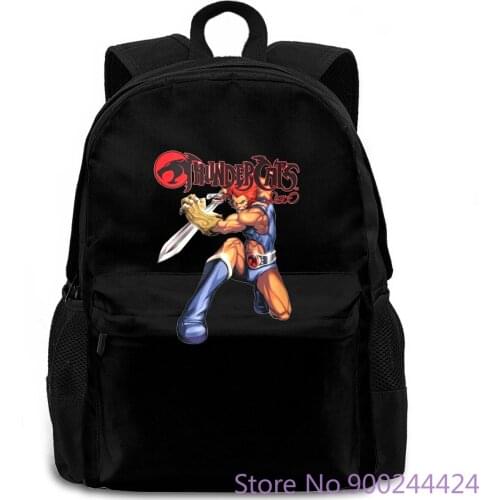 Official Mens Thundercats Lion-O Retro White - TV s Loose For Cool women men backpack laptop travel school adult