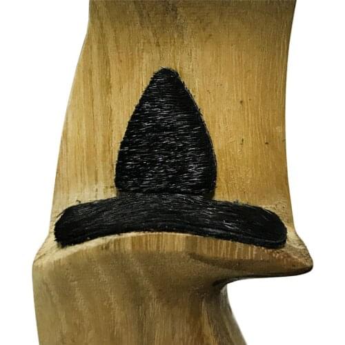 Hunting Leather Black Arrow Rest Adhesive Stick On Bow for Recurve Bow Longbow