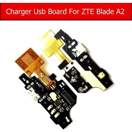 Genuine Microphone & Usb Charging Jack Board For ZTE Blade A2 BV0720 charger USB Dock Port Charger Flex Ribbon Accessory Parts
