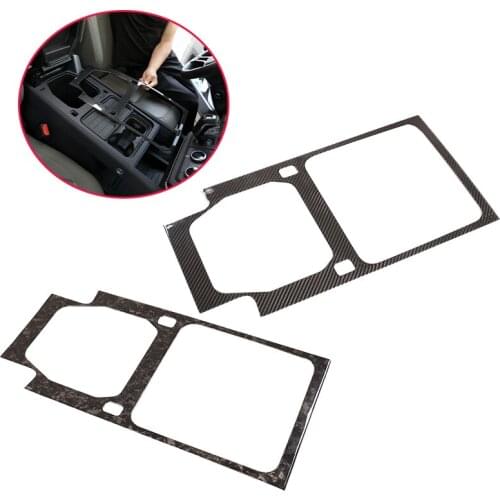 Real Carbon Fiber For Land Rover Defender 110 2020-21 X P400 HSE Car Central Control Panel Frame Cover Trim Car Accessories